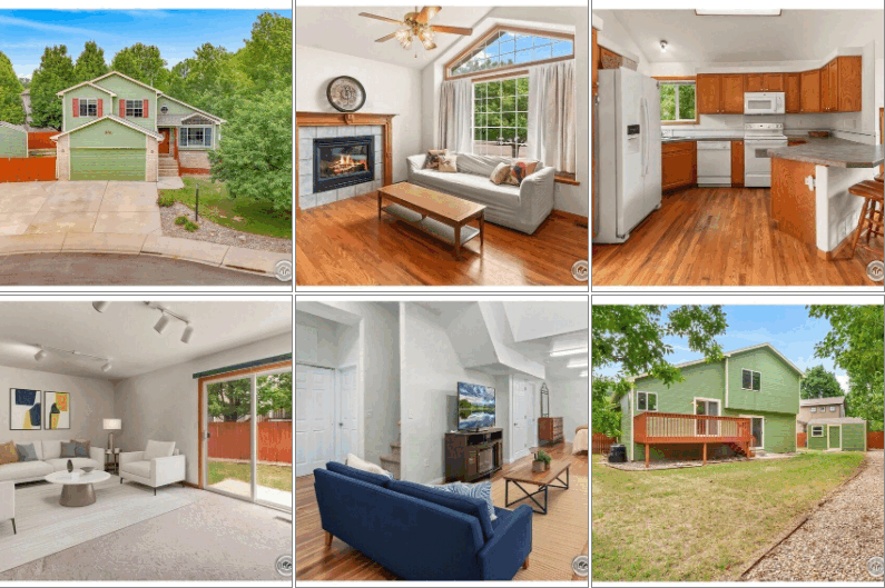 slideshow of listing photos